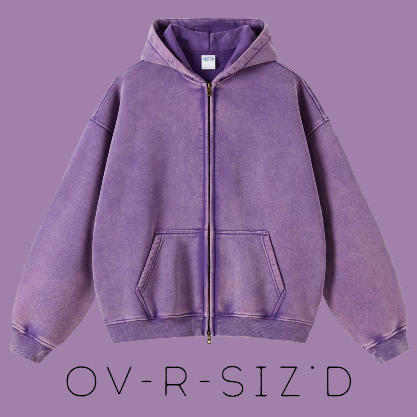 OVRSIZD® ACID WASH JACKET